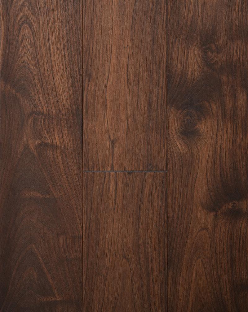 Royal walnut wooden flooring planks laid in a Coimbatore living room
